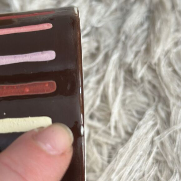 Target Threshold Brown Ceramic Face Planter 2024 New With Tags See Description* - Picture 5 of 17